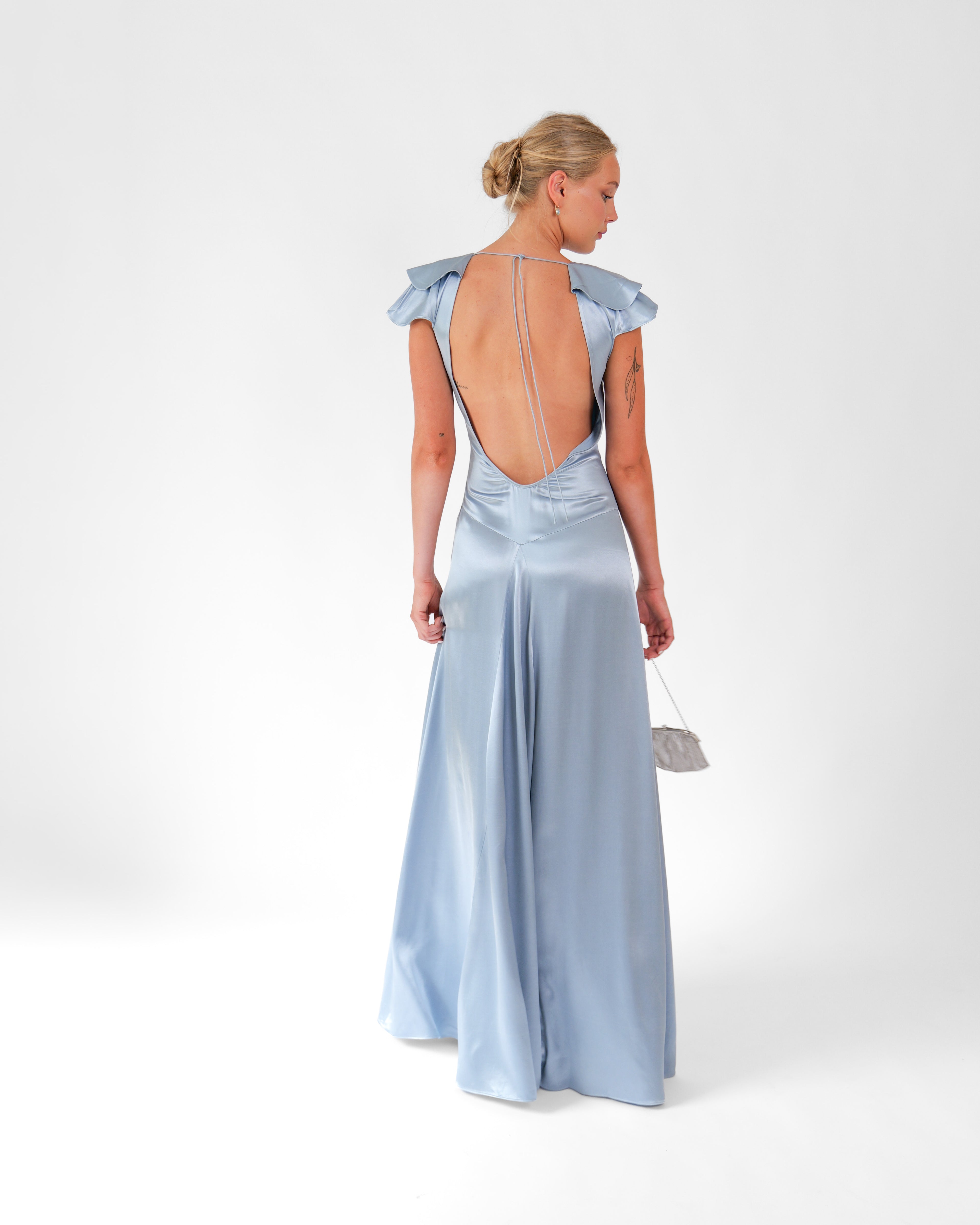 Evelyn Dress in Frost