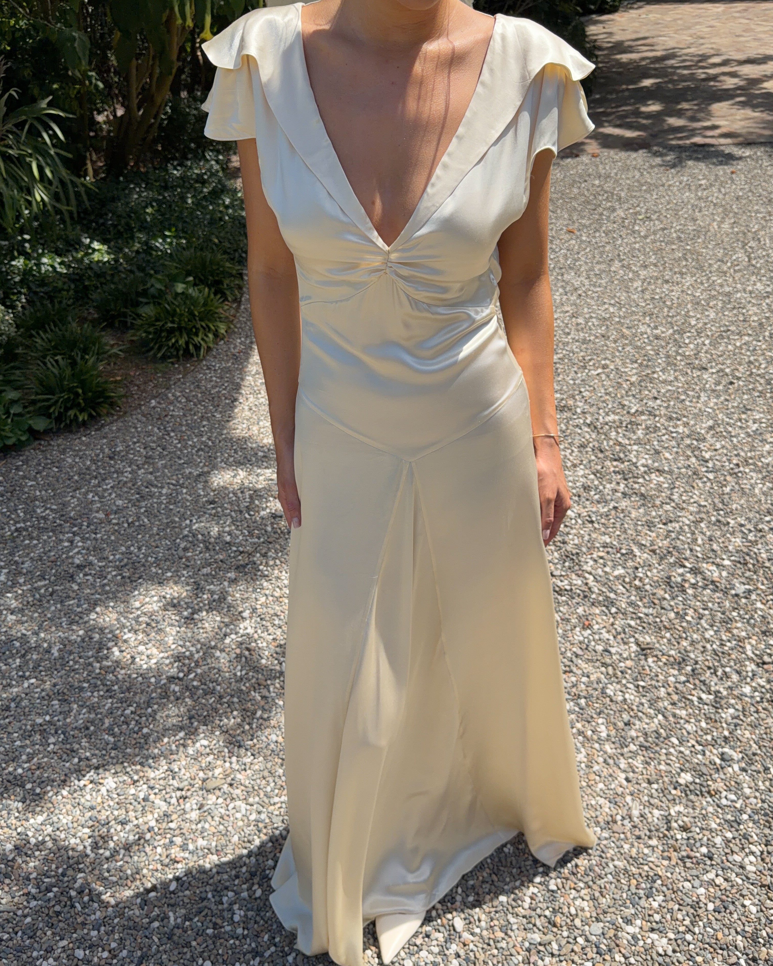 Evelyn Dress, Champagne