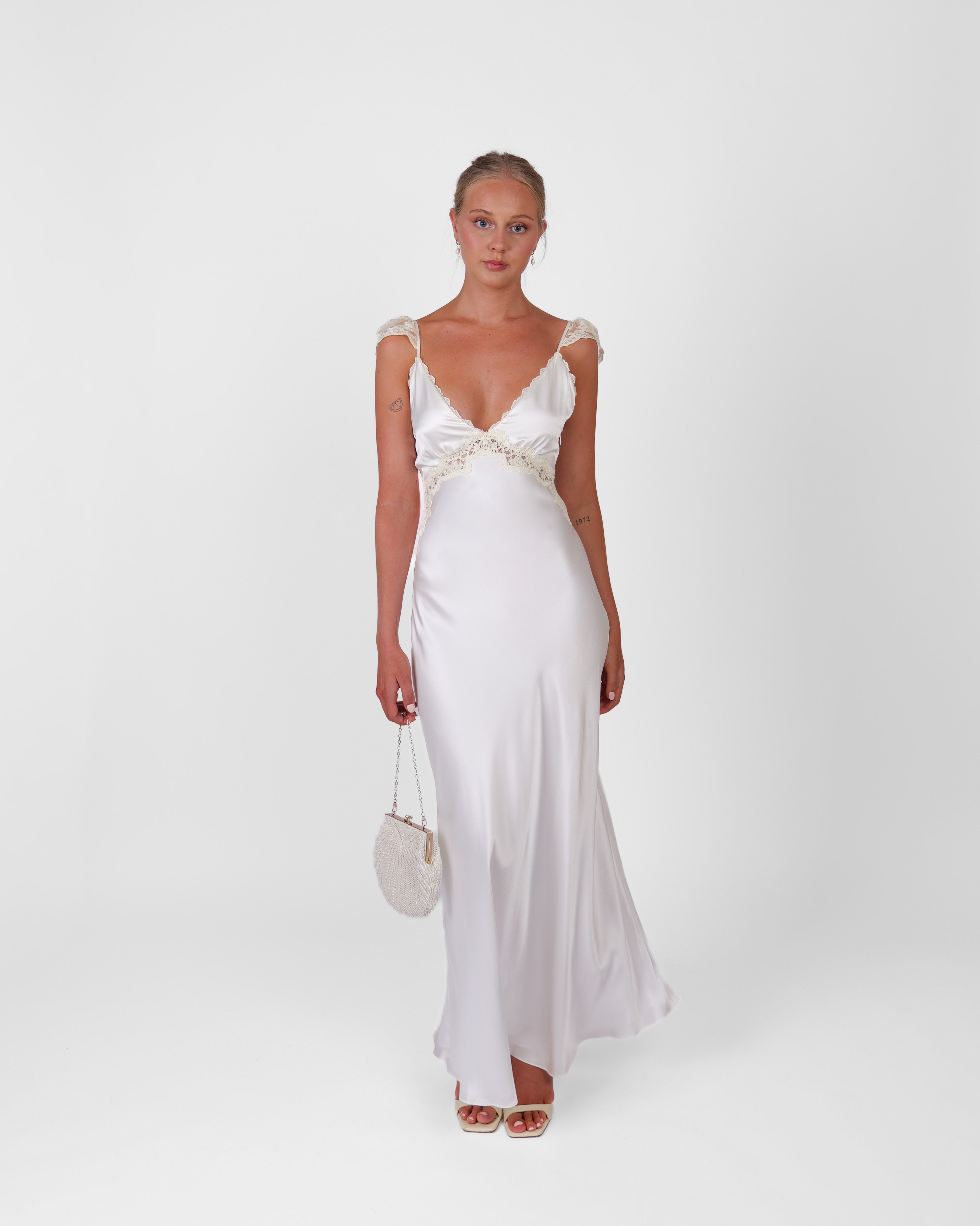 Elsa Dress, White