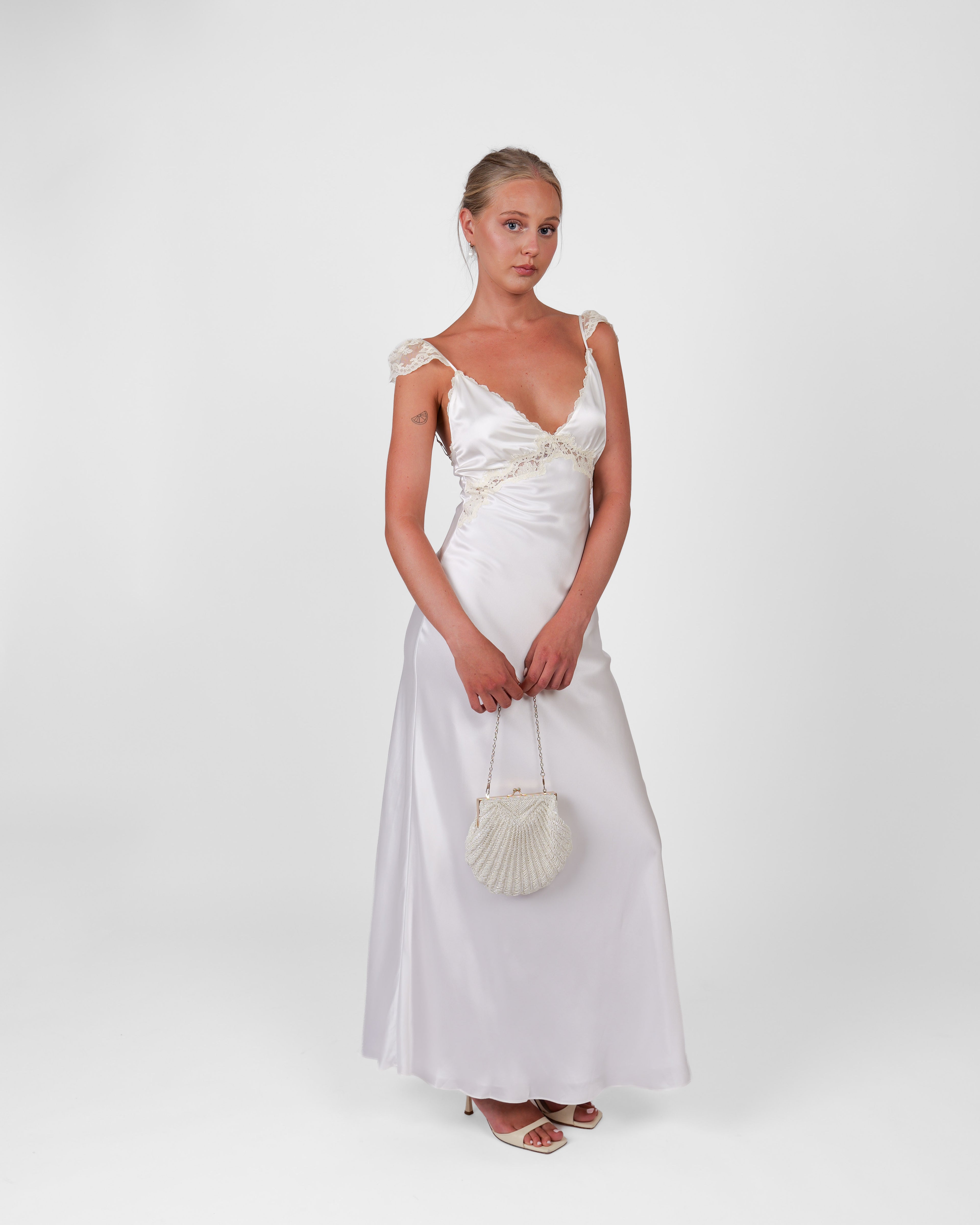 Elsa Dress, White
