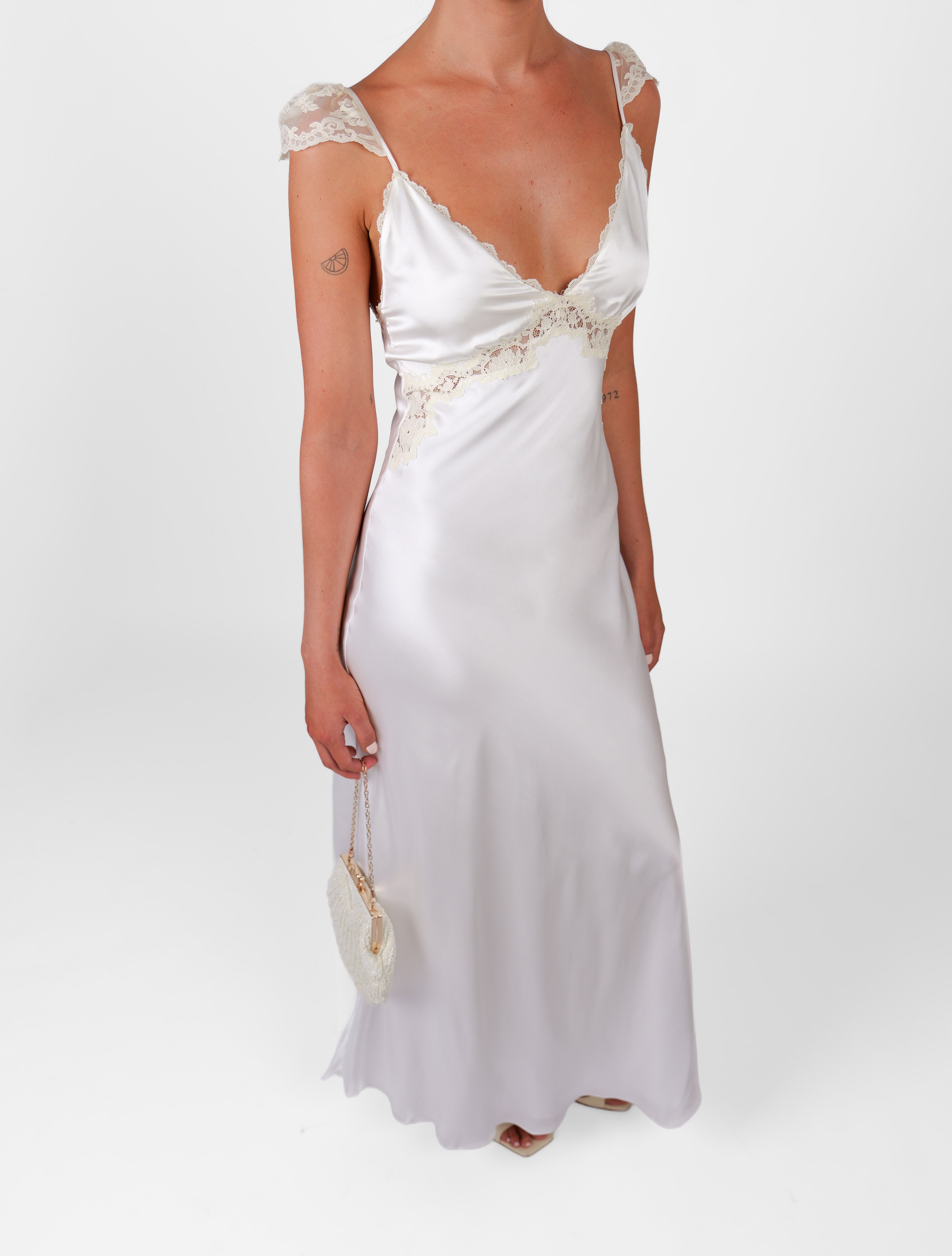 Elsa Dress, White