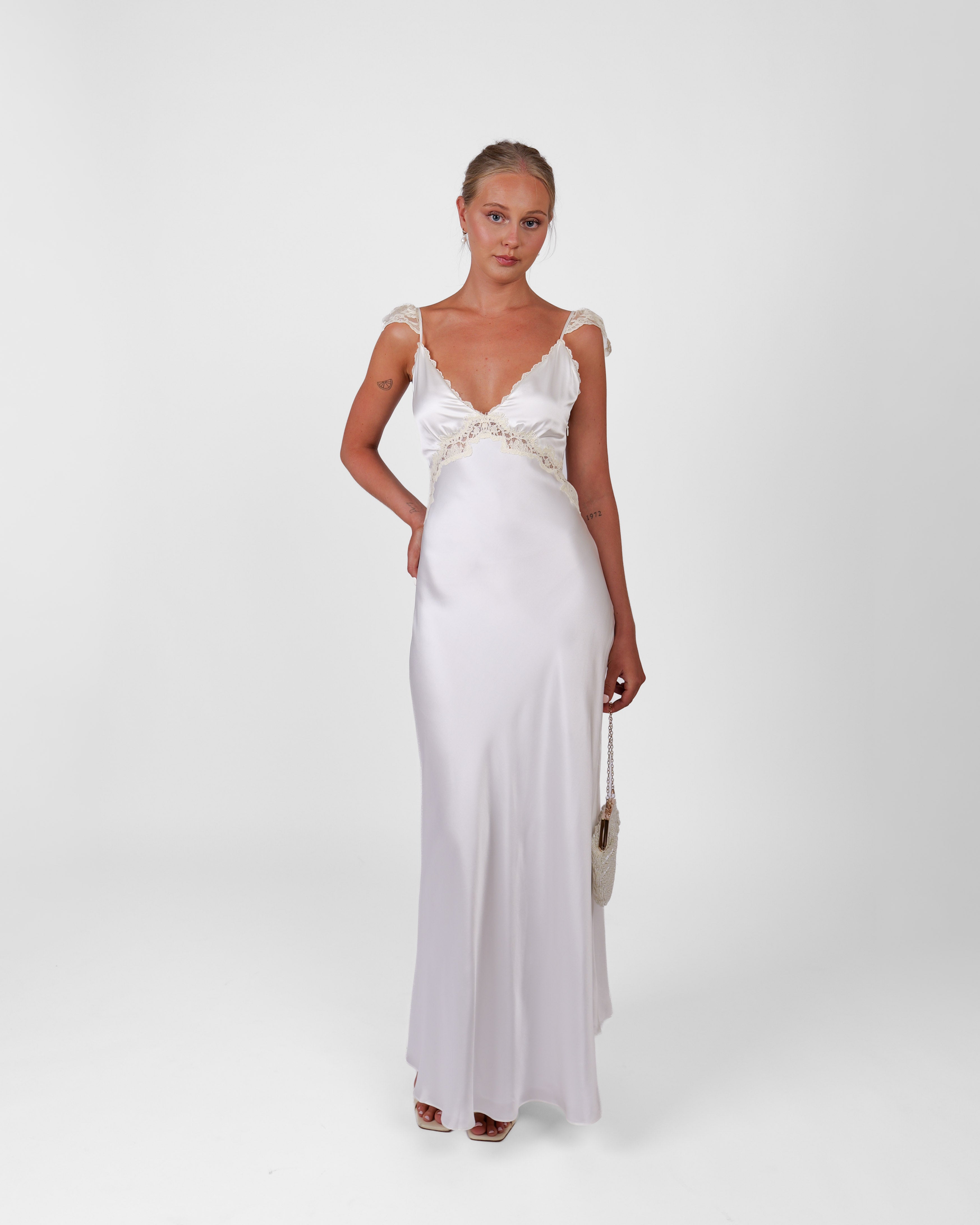 Elsa Dress, White