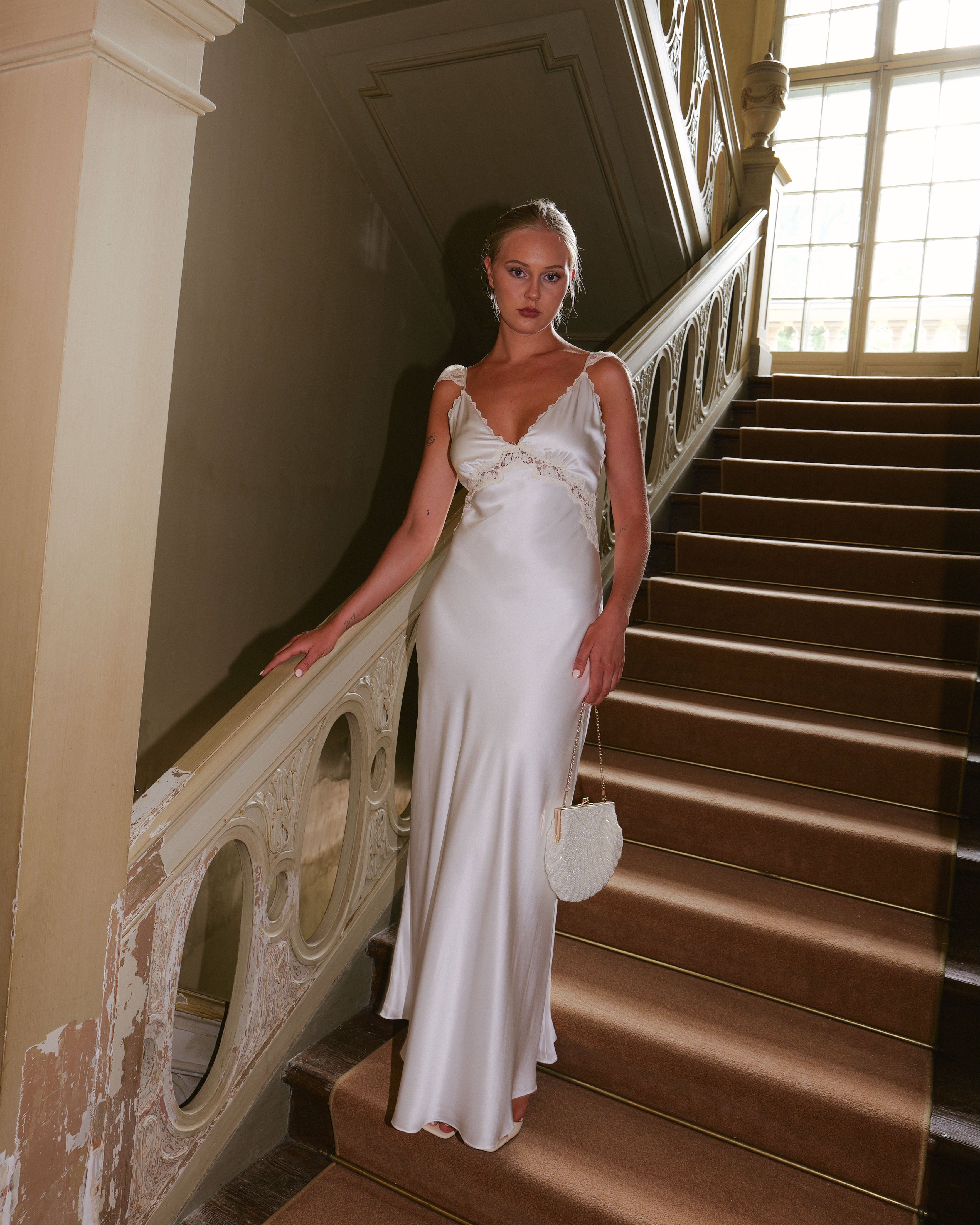 Elsa Dress, White