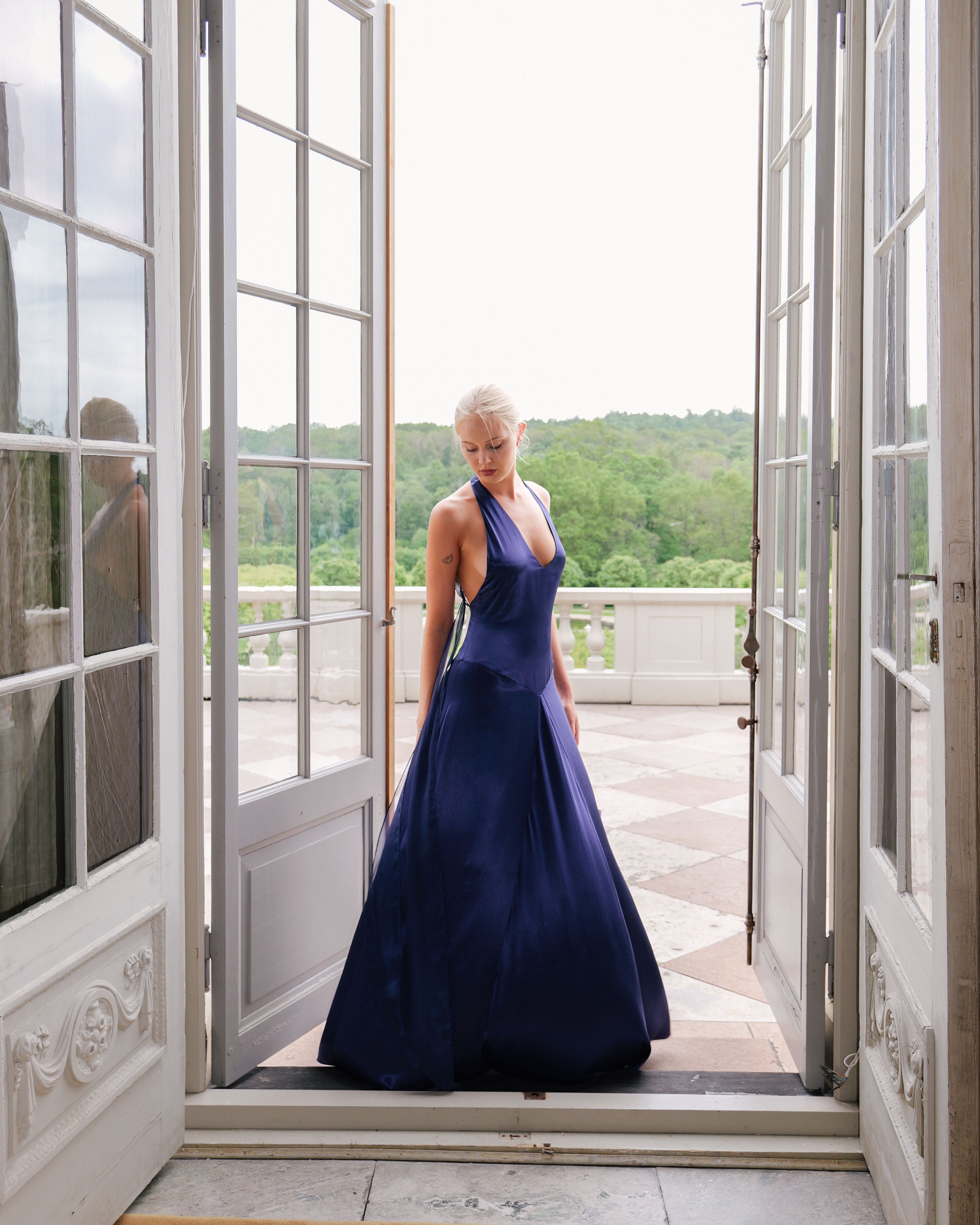 Jade Dress, Navy