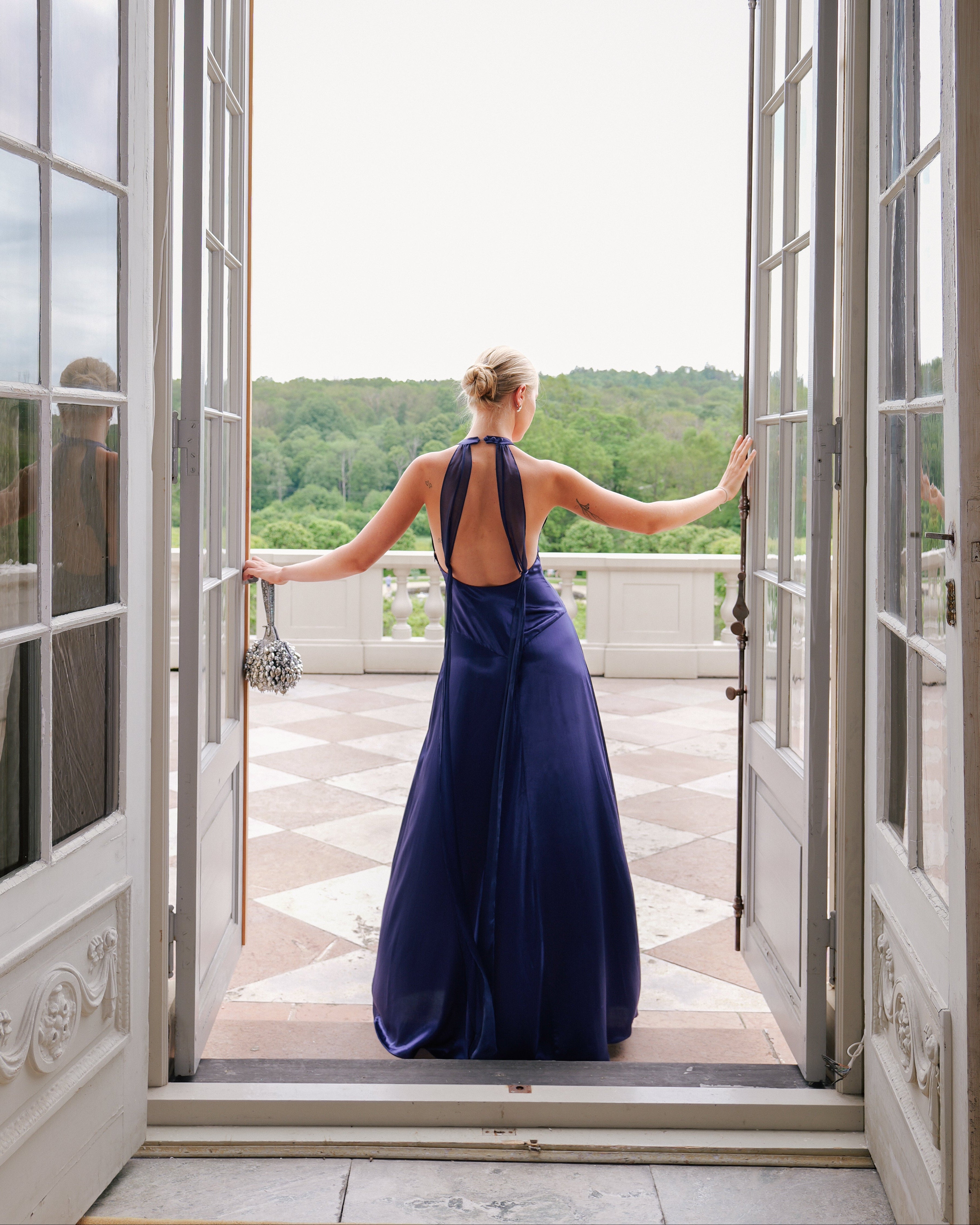 Jade Dress, Navy