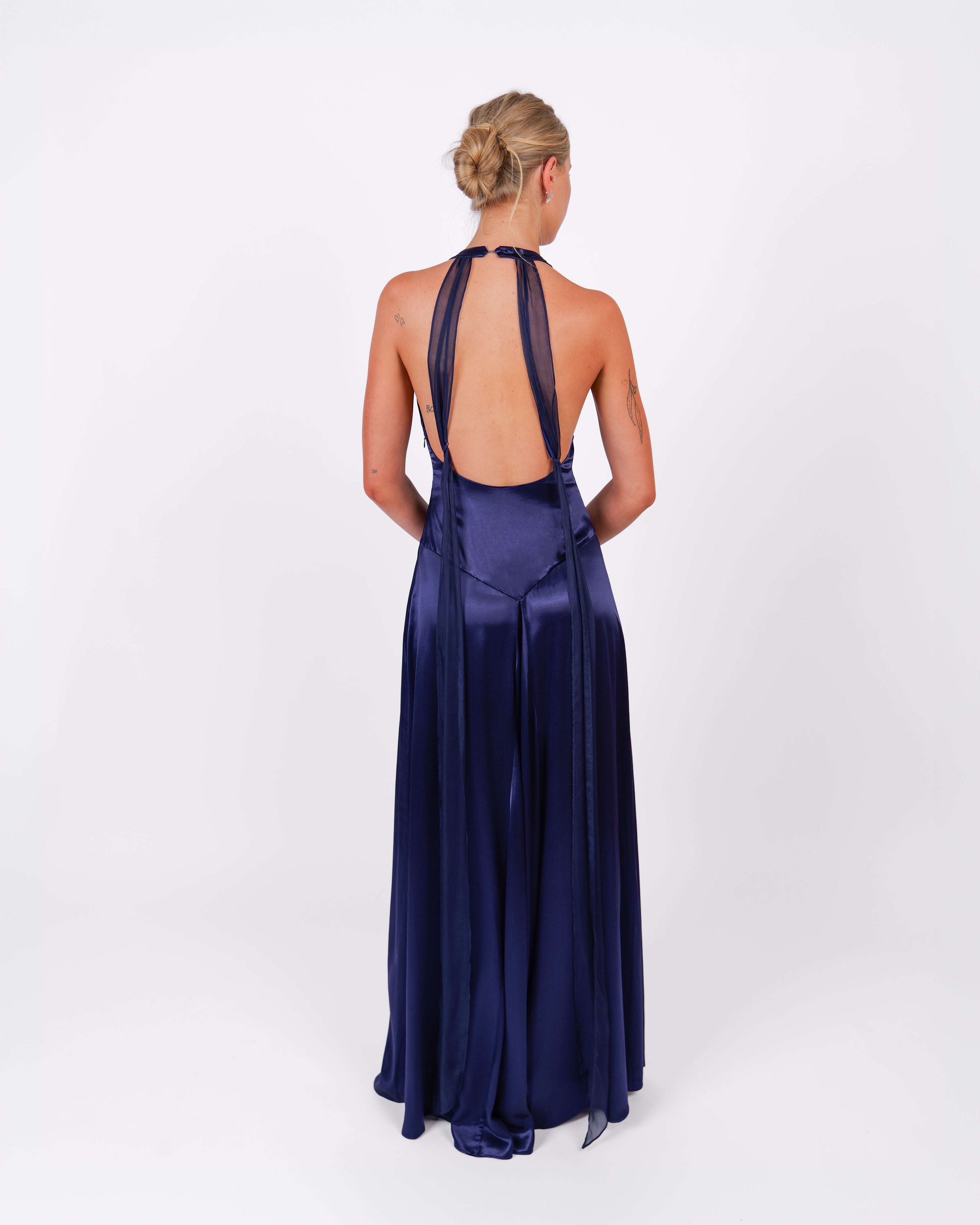 Jade Dress, Navy