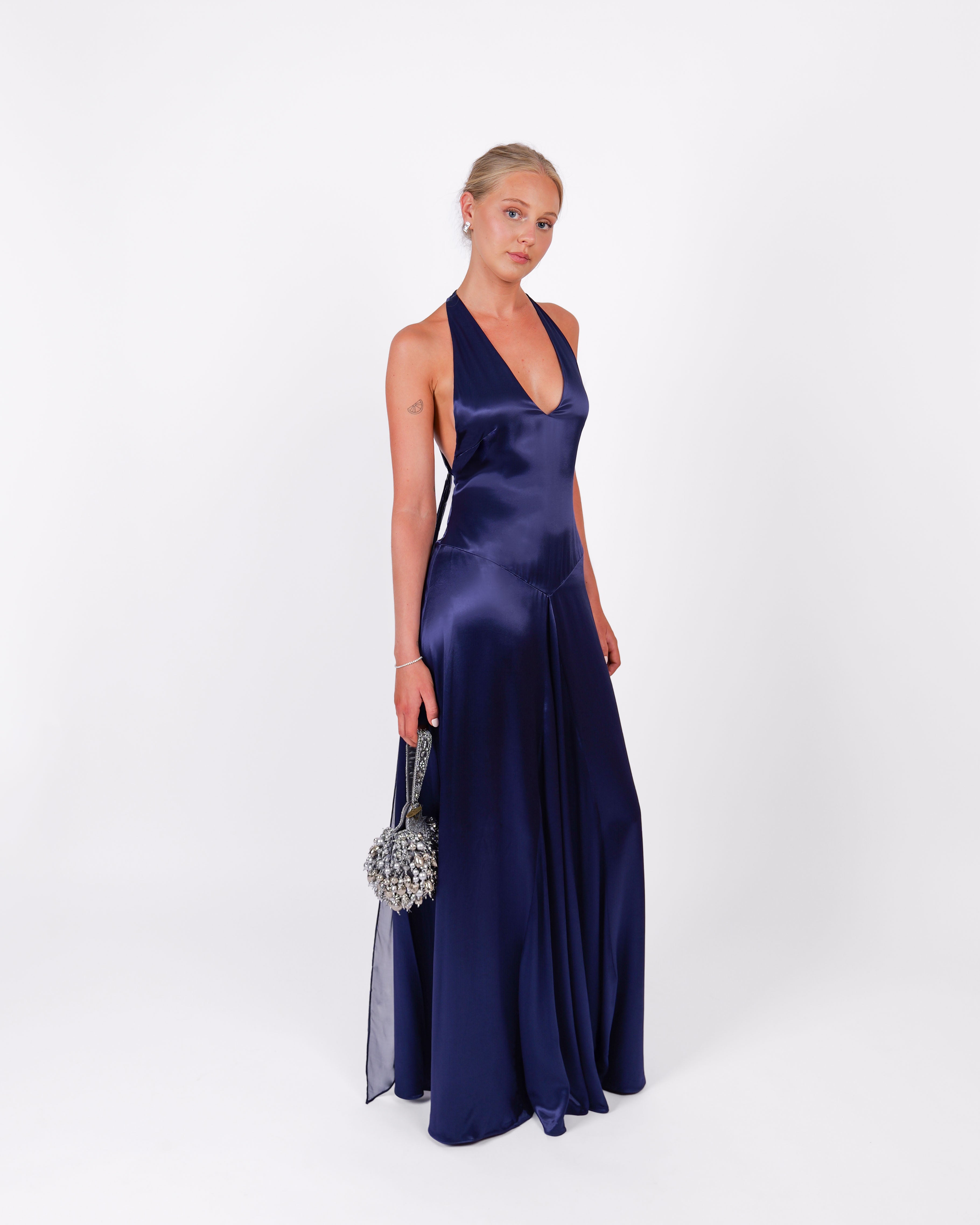 Jade Dress, Navy