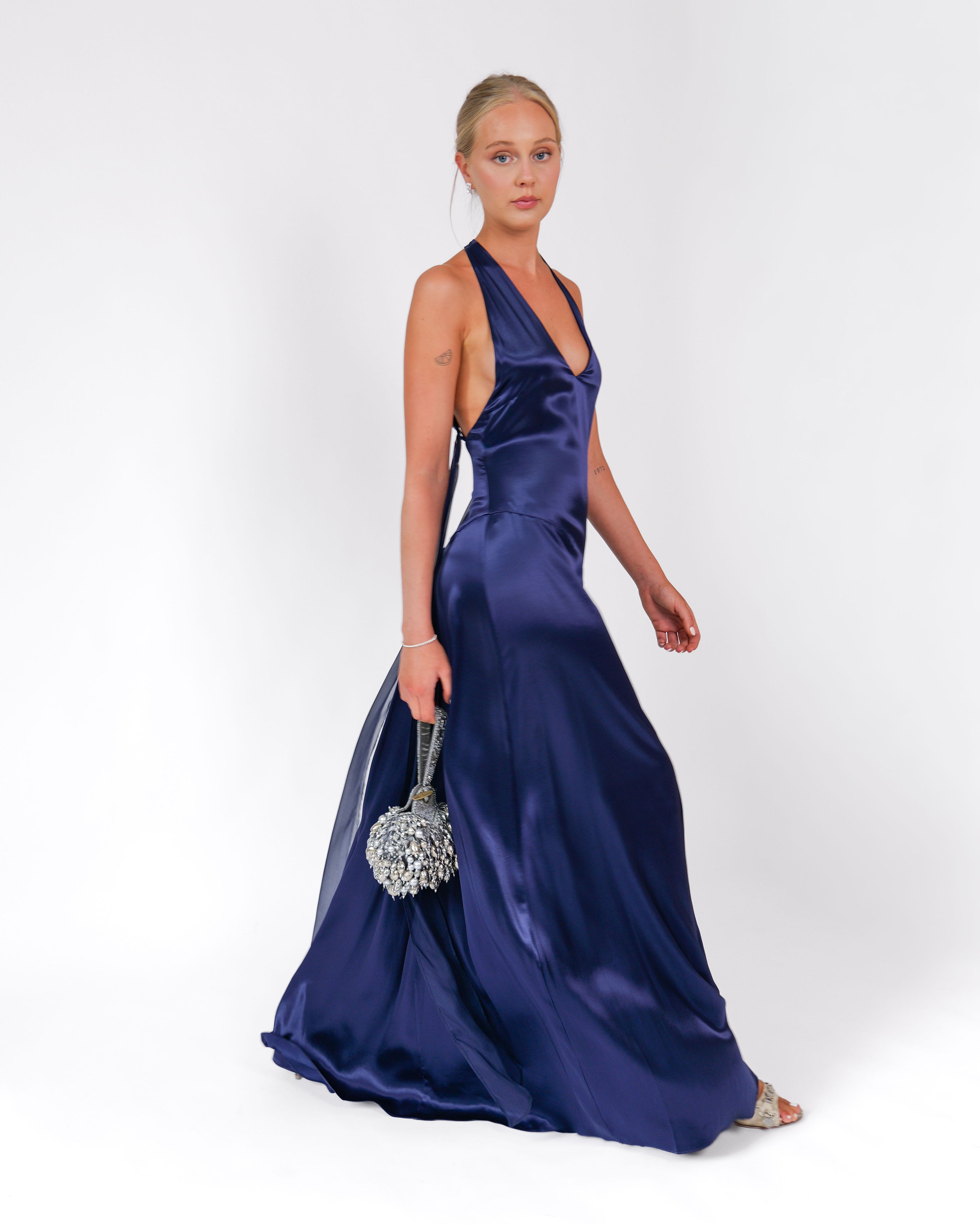 Jade Dress, Navy